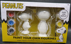 Peanuts Paint Your Own Figurines Charlie Brown   Snoopy W 6 Paint Pots   Brush