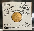 1929 Gold Usa   2 5 Indian Head Qtr  Eagle Coin Philadelphia Mint Au-unc Details