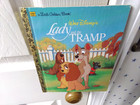 Vintage Walt Disney s Lady And The Tramp A Little Golden Book 1997 Hardcover 90s