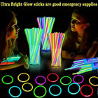 100pcs Party Light Glow Sticks Bracelets Necklaces Neon Wedding Concert Party