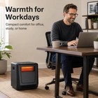 Fast Heat Ptc Ceramic Space Heater - 1500w Portable Indoor Electric Fan Heater