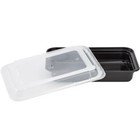 150 Ct Case 38 Oz Meal Prep Containers Reusable Food Storage Disposable Plastic