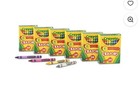 Crayola 24 Count Assorted Color Crayons Lot Of 6 Packs