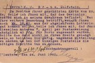 Rare 1920 Antique Germany Postcard - Trickster Lottery Message To Wolfstein