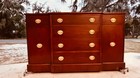Vintage Mahogany Buffet  Server  Sideboard Great Vintage Condition  By Trogdon 