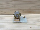 Vintage Globe Perpetual Flip Calendar On Marble Base Desk