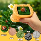 1000x Handheld Digital Microscope  8 Led Ring Lights Microscope With 2 4 