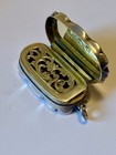 Victorian Silver Gilt Vinaigrette Bham 1897 Deakin Francis Diamond Jubilee Year