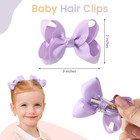 20 30 40pcs Colorful 3   Large Grosgrain Ribbon Hair Bows Clips For Baby Girls B