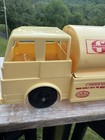 Vintage Foremost Milk Tanker Truck Bank Plastic Advertising Toy W  Stopper