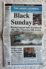 Dale Earnhardt Sr 25th Anniversary Daytona Newspaper Black Sunday 2001 Nascar