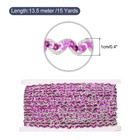 15 Yards Sequins Beaded Lace Trim 0 4 Inch Braid Trim Silver Rose