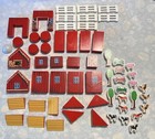 Melissa And Doug Wooden Farm Blocks Lot Of 60  518 Vintage - Rare - Hard To Find