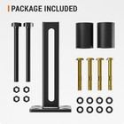 Heavy Duty 3  Slide Gate Guide Roller steel Thickening Sliding Gate Kit 