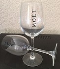 Moet Chandon Glass   Ice Imperial Glass  Champagne Flutes  Rare X 2 Unboxed 