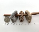 3 Holey Rocks Hag Adder Fairy Stones Beach Natural Large 3 8  Hole Wish  3e Usa