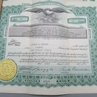 5 Vintage Stock Certificate Lot Us Out Of Business Paper American Co 