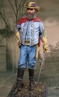 Jeb Stuart Civil War Confederate Model Figure Cs60015 Statue