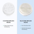 Coslus Facial Cleansing Brush Silicone Face Scrubber  2 In1 Fbs-d Electric Exfol