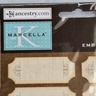 Family Tree Chart Label Stickers Embossed Ancestry Genealogy Quantity 25