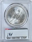 1925 Peace Silver Dollar Ms64 Pcgs Graded  1 Pq Premium Coin 7365