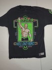 Wwe Authentic Wear John Cena Size Medium 2011 Never Give Up Shirt Black Neon