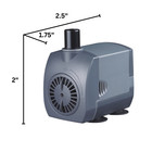 Half Off Ponds Minnow 90 Gph Submersible Pump     12  Cord For Tank  Fountain