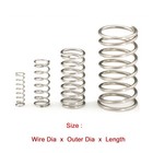 10pcs Wire Dia 1 6mm   1 8mm 304 Stainless Steel Compression Spring Od 10mm-30mm
