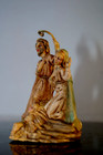 Vintage Fontanini  Nativity Figure Mary And Joseph With Baby Jesus Italy