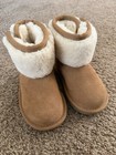 New Uggz Kids Toddler Size 6 Chestnut With Button Sides Ugg Boots Shoes 