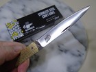 M fraraccio Old School Sfilato Folding Pocket Knife Brass Handle Italy Handmade