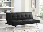 Futon Sofa Bed Sleeper Convertible Couch 3 Seat Foldable Full Size With Mattress