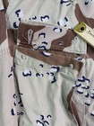 Military Shirt Vintage Chocolate Chip Camo Combat Coat Desert Storm Brown Medium