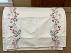 Pottery Barn S 2 Aerin Embroidered Floral Vine Border Standard Shams Butterflies