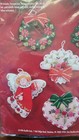 Bucilla  decorate The Tree  Christmas Ornament Kit Felt Silk 83509 Angel  Bells