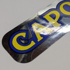 Vtg 90s Authentic Capcom Cps Chrome Arcade Cabinet Decal Sticker Nos Aw00147