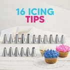 Riccle Piping Bags And Tips Set  11 8 Inch 100 Anti Burst 