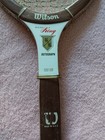 Billie Jean King Vintage Model Wilson Autograph Tennis Racquet Wooden