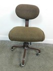 Vintage 1960s Rolling Royal Metals Office Desk Secretary Chair Adjustable Comfy 