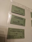 15 1980s Vintage London Underground Train Tickets Various Stations 