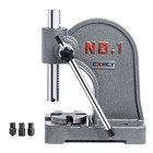 Heavy Duty 1 Ton Arbor Press - Cast Iron Manual Metal Punch Machine  5 5  Height