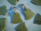 Vintage Lot Of 71 Brass Numbered Dog Tax License Tags 1960 - 70s Granville Nd
