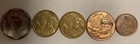 Lot Of 5 Brazil Centavos 25  10  5  1centavos Cent Coins 1995  2004  2003
