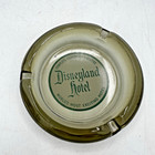 Vintage Disneyland Hotel Cigarette Ashtray 4  Round Light Gray Advertising