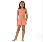 Andy   Evan Girls Textured Terry Bikini   Shorts Set Sz  10 Orig   45