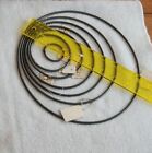 E - Vintage Metal Welded Round Rings - Lot Of 7- Macrame Craft Supply
