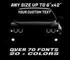 Custom Windshield Lettering 5 X 42 Vinyl Decal Sticker Business Banner Car Truck