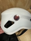 Base Camp Sf-999 Bluetooth Smart Bike Helmet L- Large White With Bag Turn Signal