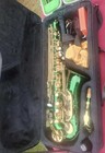 Mendini By Cecilio Green Gold Closed Alto Saxophone With Case