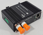 Poe  Eoc Converter  Ethernet Over Coax Din Rail 10 100mbps To 300m 2 Bnc Ports